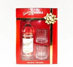Stoli - Vodka Set With 2 Glasses